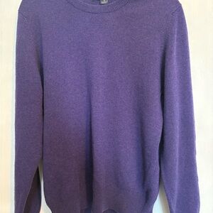 Brooks Brothers Men's Rich Purple Crewneck Sweater